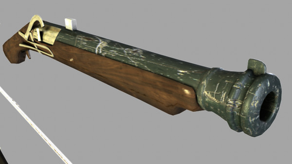 Medieval Weapon Set A Low-poly 3D model_2