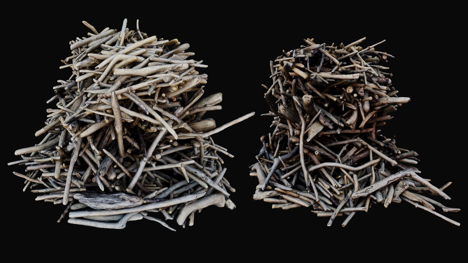 Driftwood Props for Unreal Nanite 3D model_13