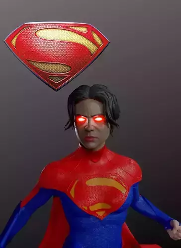 Supergirl from The Flash 3D print model