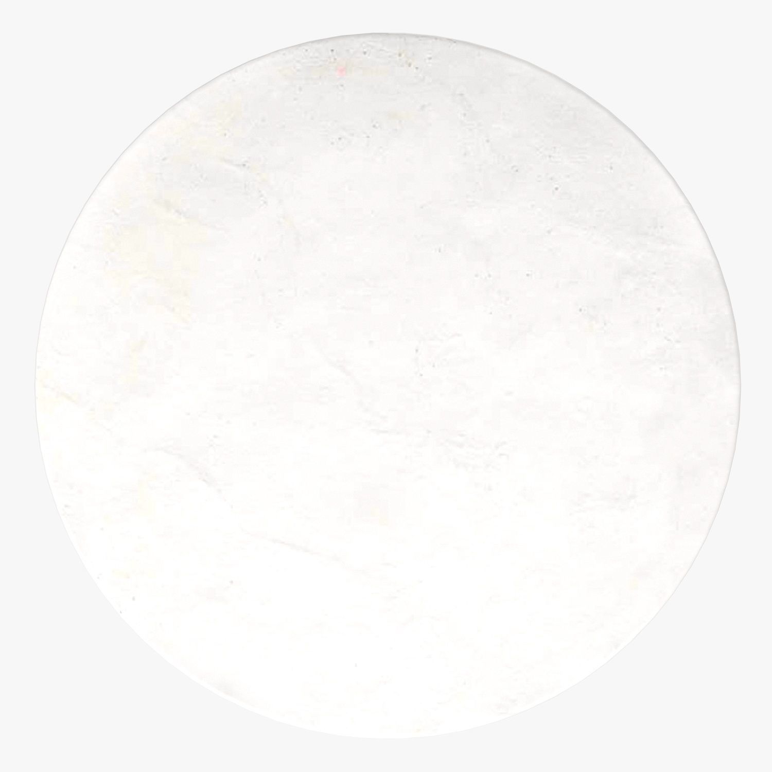 Willy Plaster Round Pedestal Side Table 3D model_2