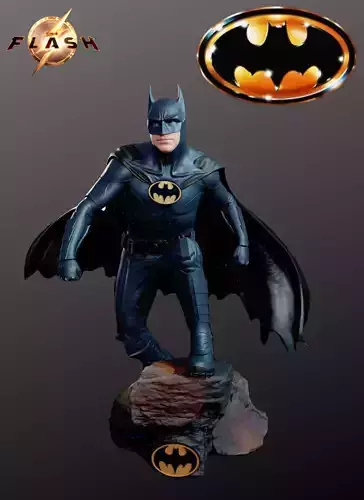Batman from The Flash 3D print model