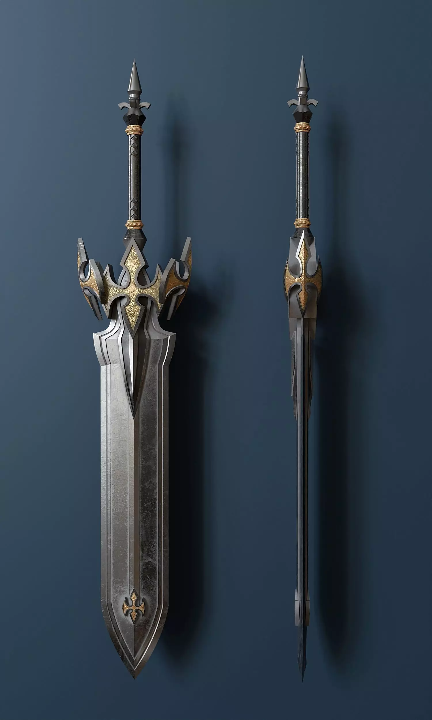Fantasy style sword 59 3D model_0