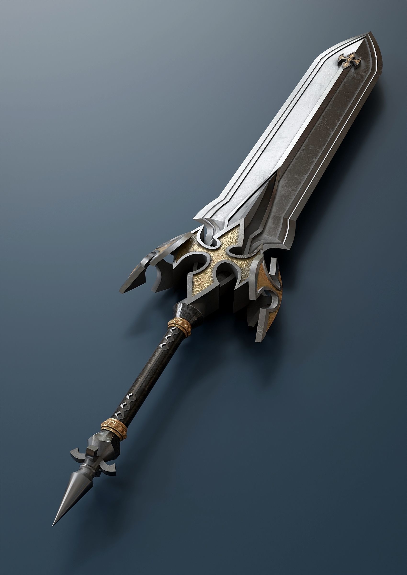 Fantasy style sword 59 3D model_2