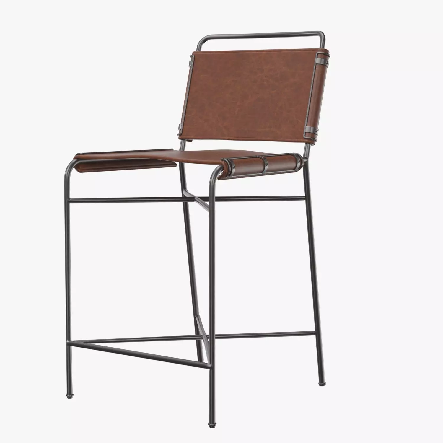 Wharton Counter Stool 3D model_0