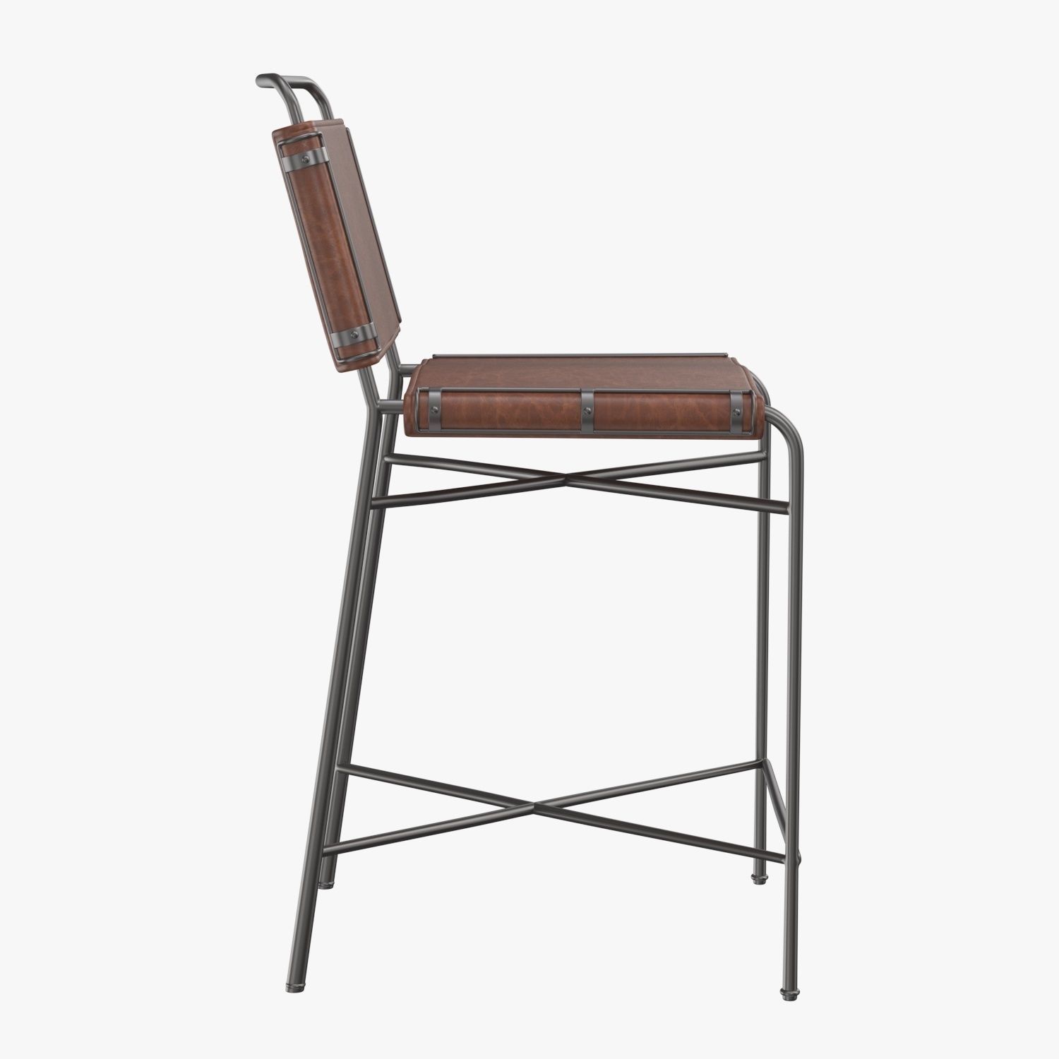 Wharton Counter Stool 3D model_1