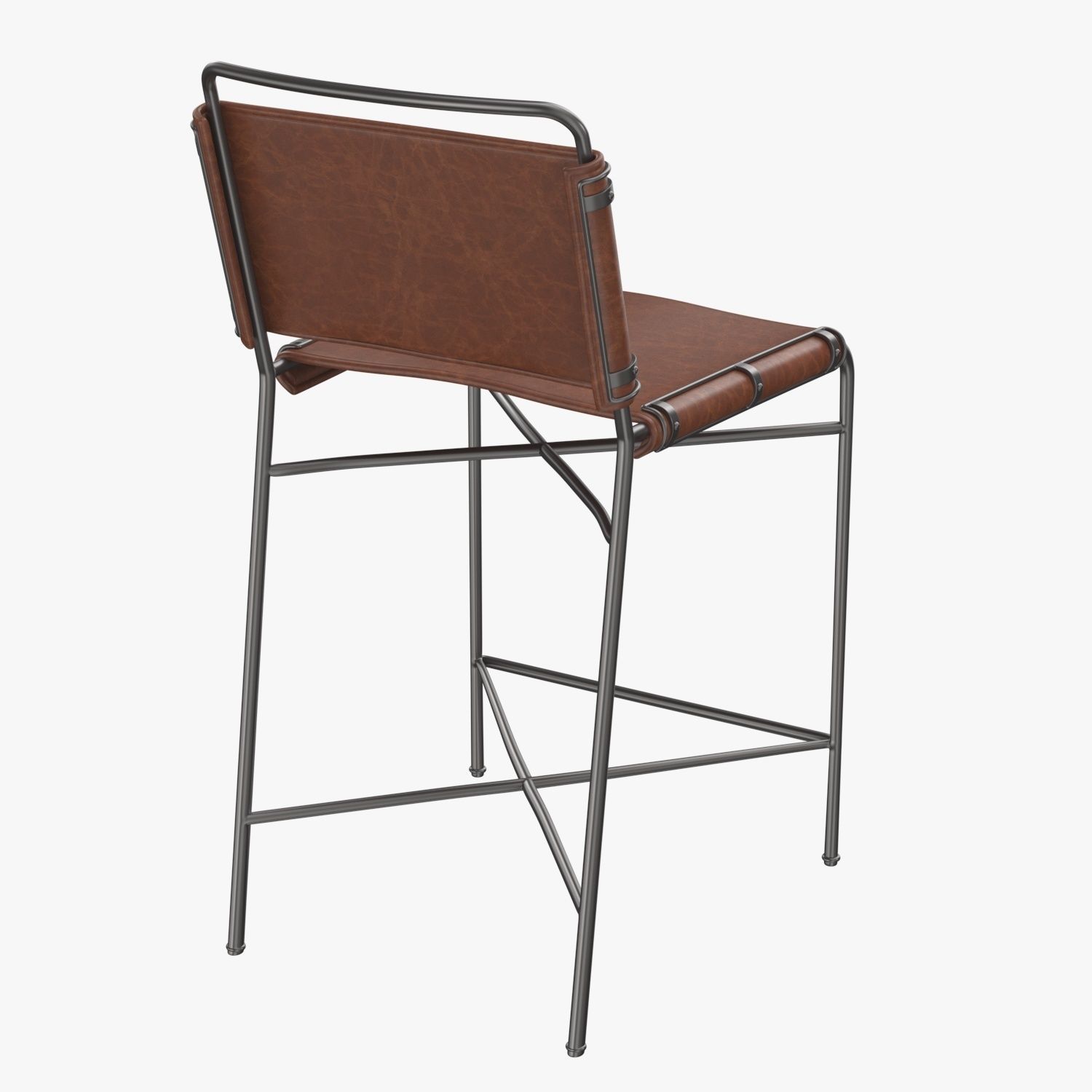 Wharton Counter Stool 3D model_4