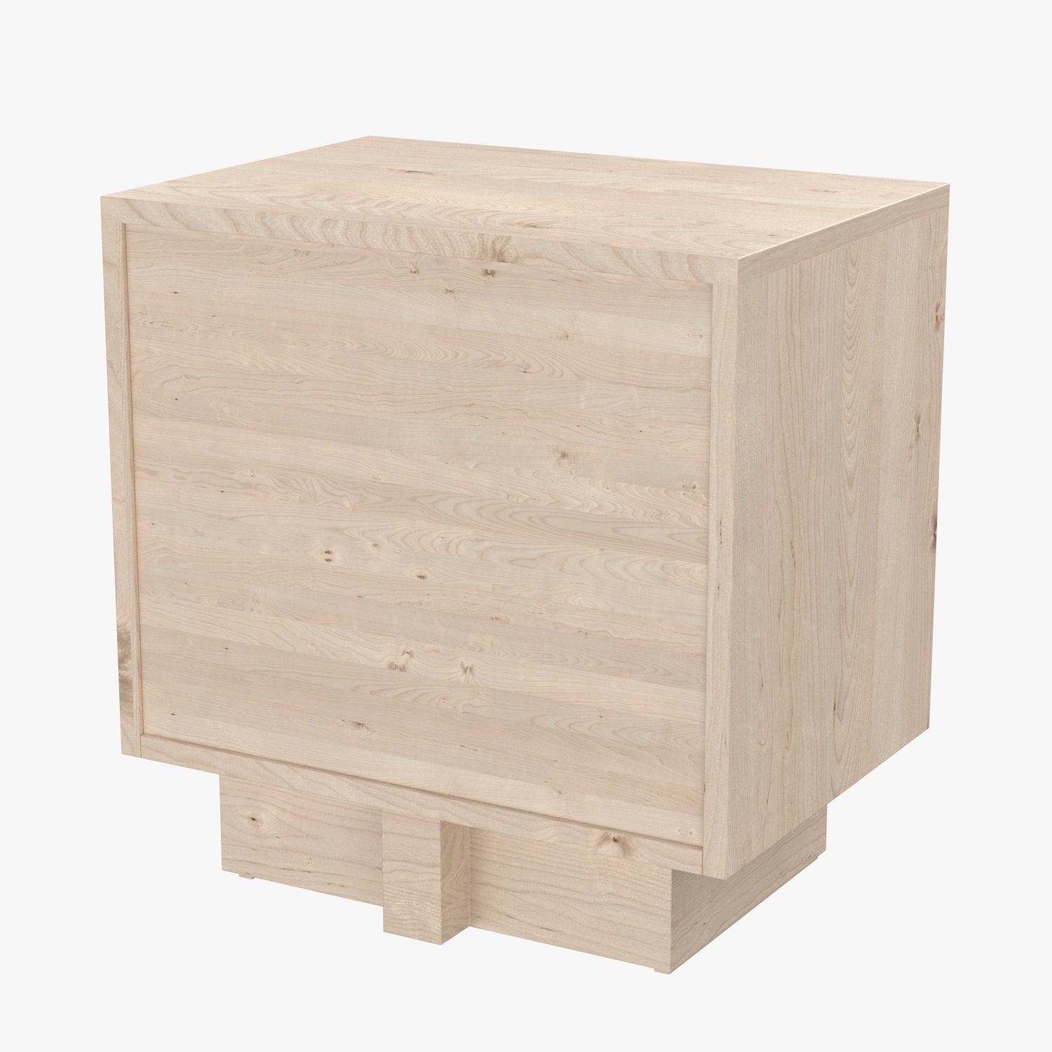 Wesson Bodie Nightstand Ashen Walnut 225480-001 3D model_4