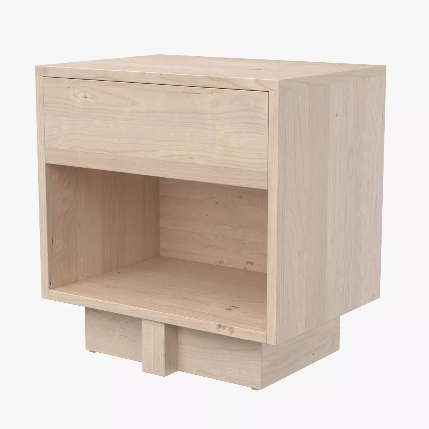 Wesson Bodie Nightstand Ashen Walnut 225480-001 3D model_0