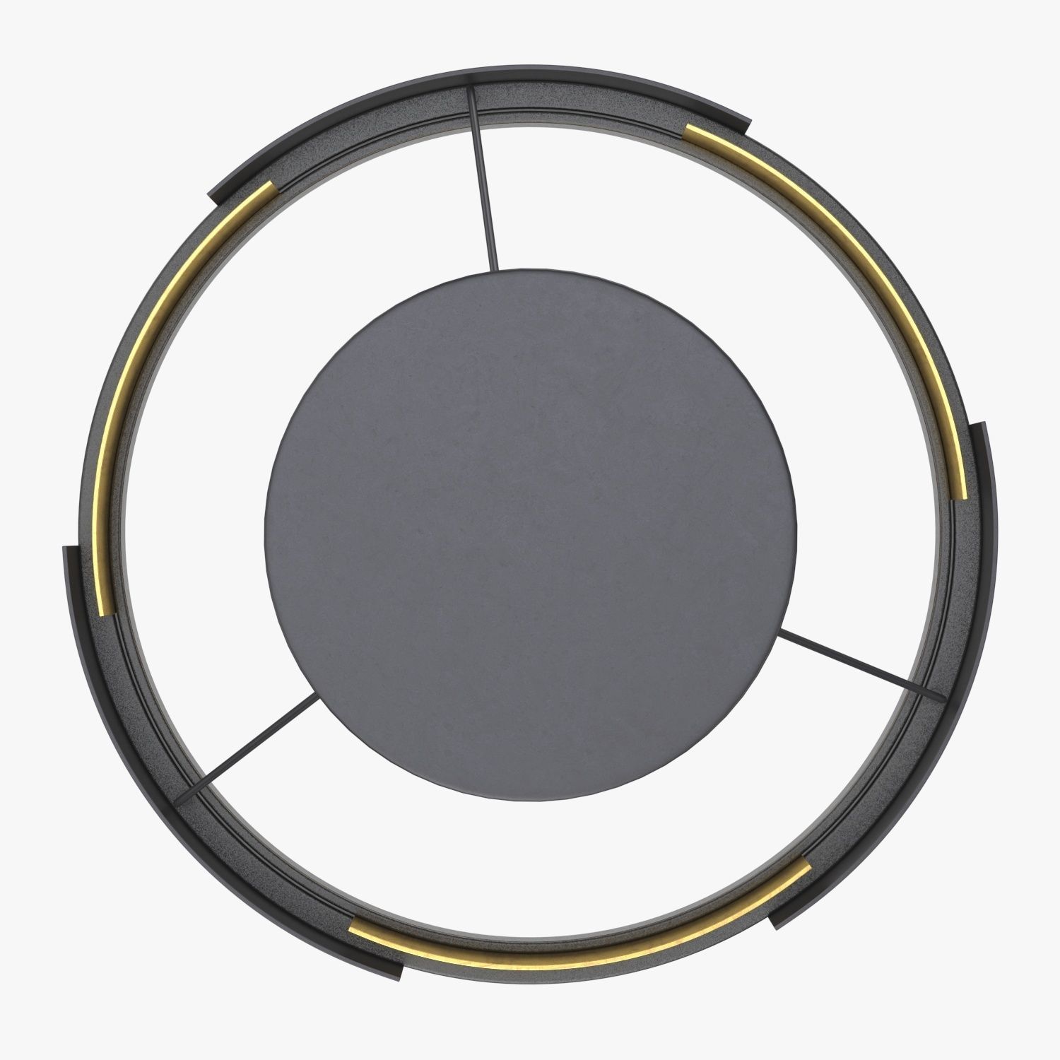 Vankirk 3 Light Drum Chandelier 3D model_2