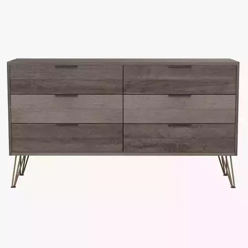 Urbanite 1604-5 6-Drawer Dresser
