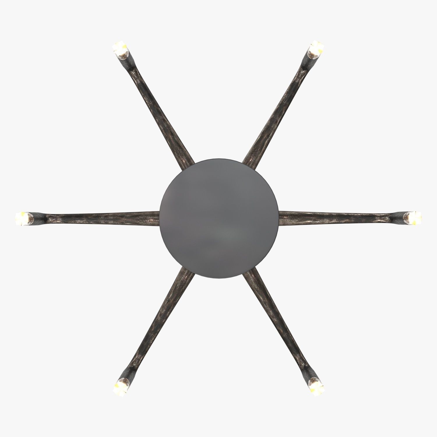 Thaddeus Round Chandelier 3D model_2