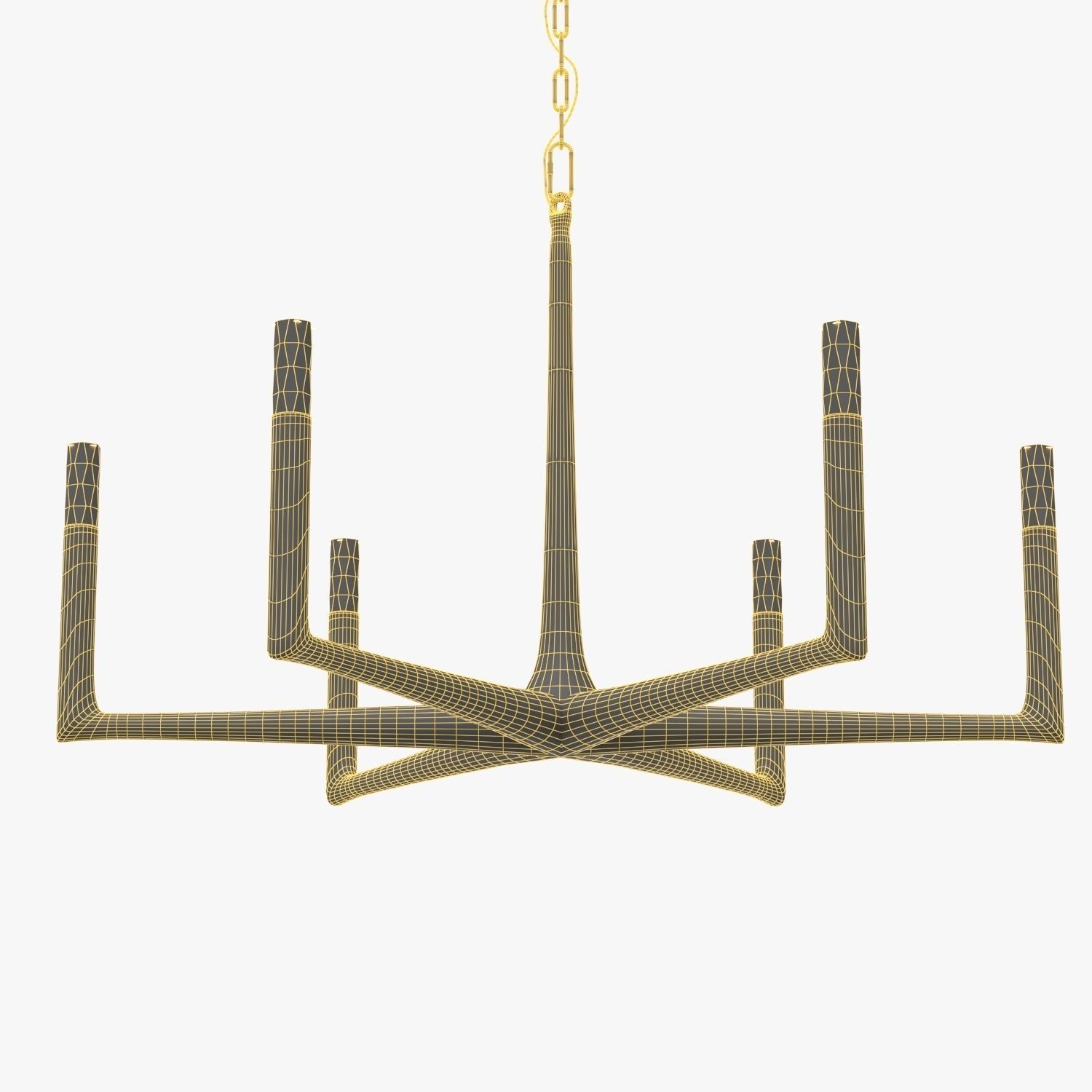 Thaddeus Round Chandelier 3D model_5