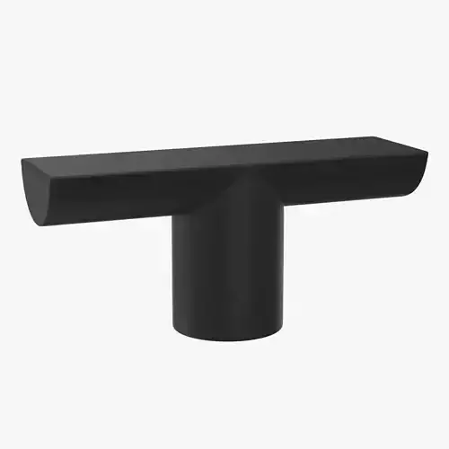 T Console Black Steel