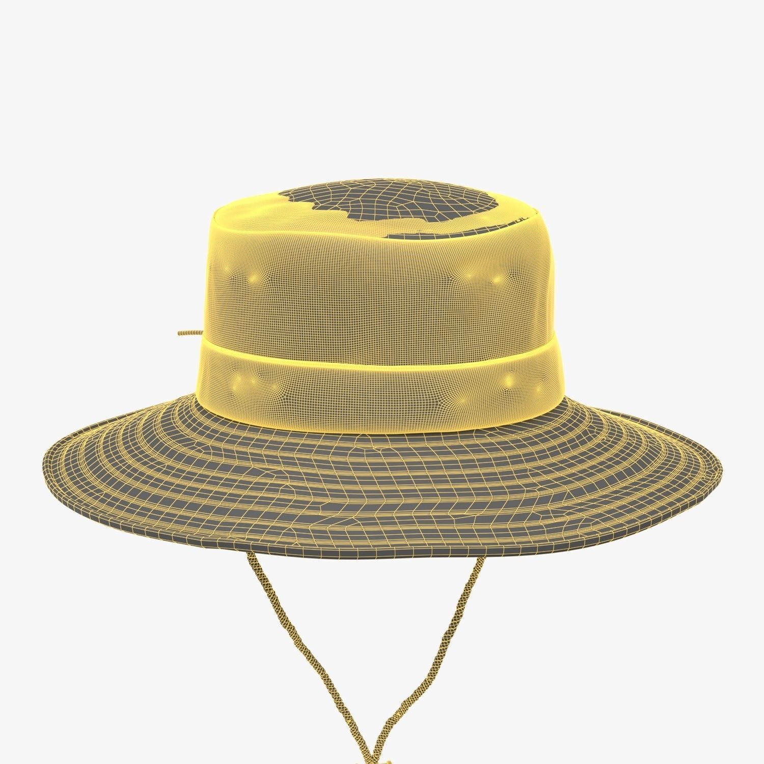 Sun Hats for Men 3D model_5