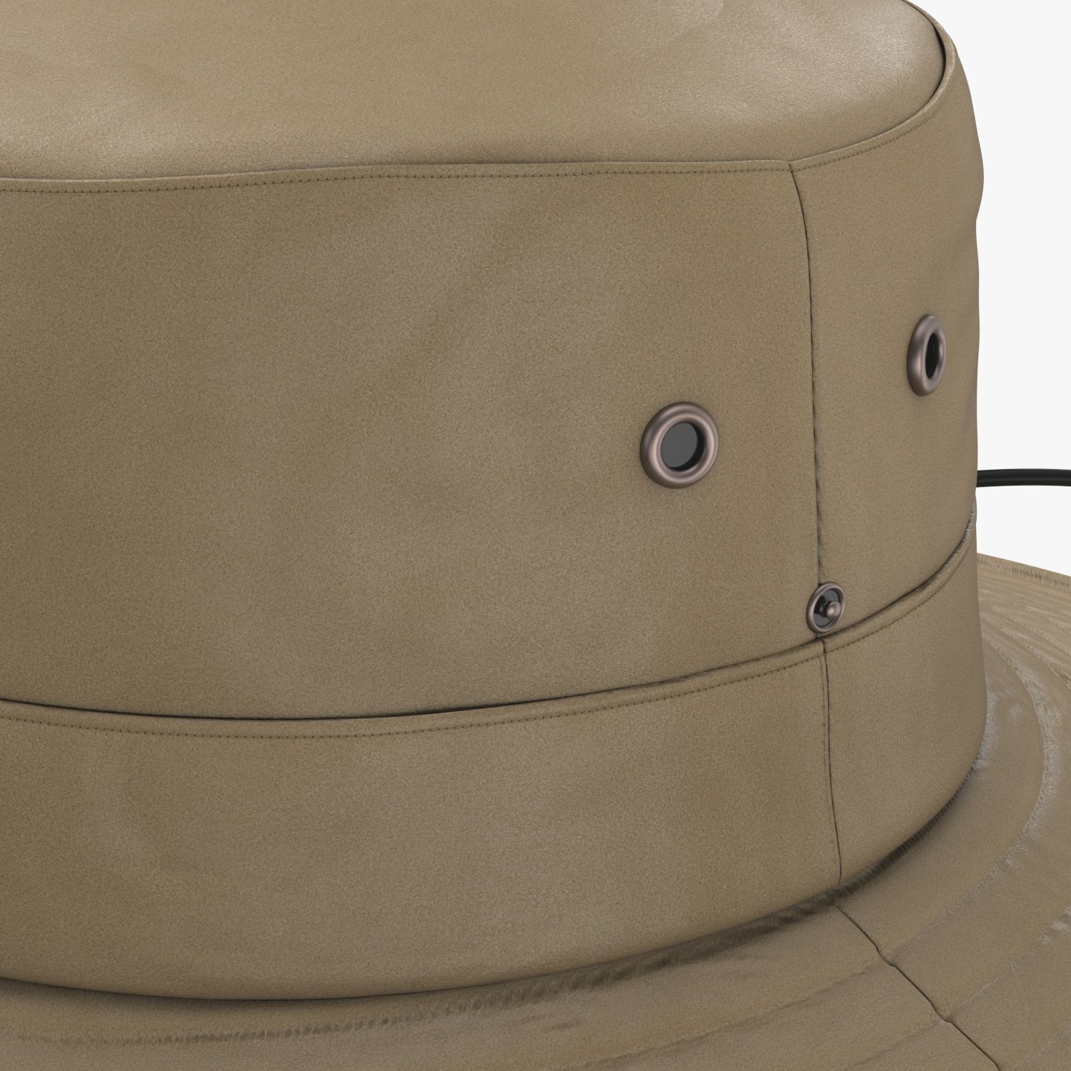 Sun Hats for Men 3D model_3