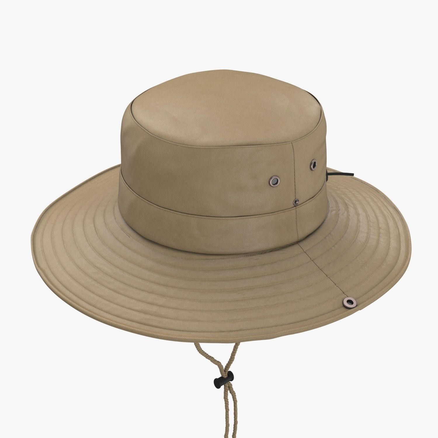 Sun Hats for Men 3D model_4