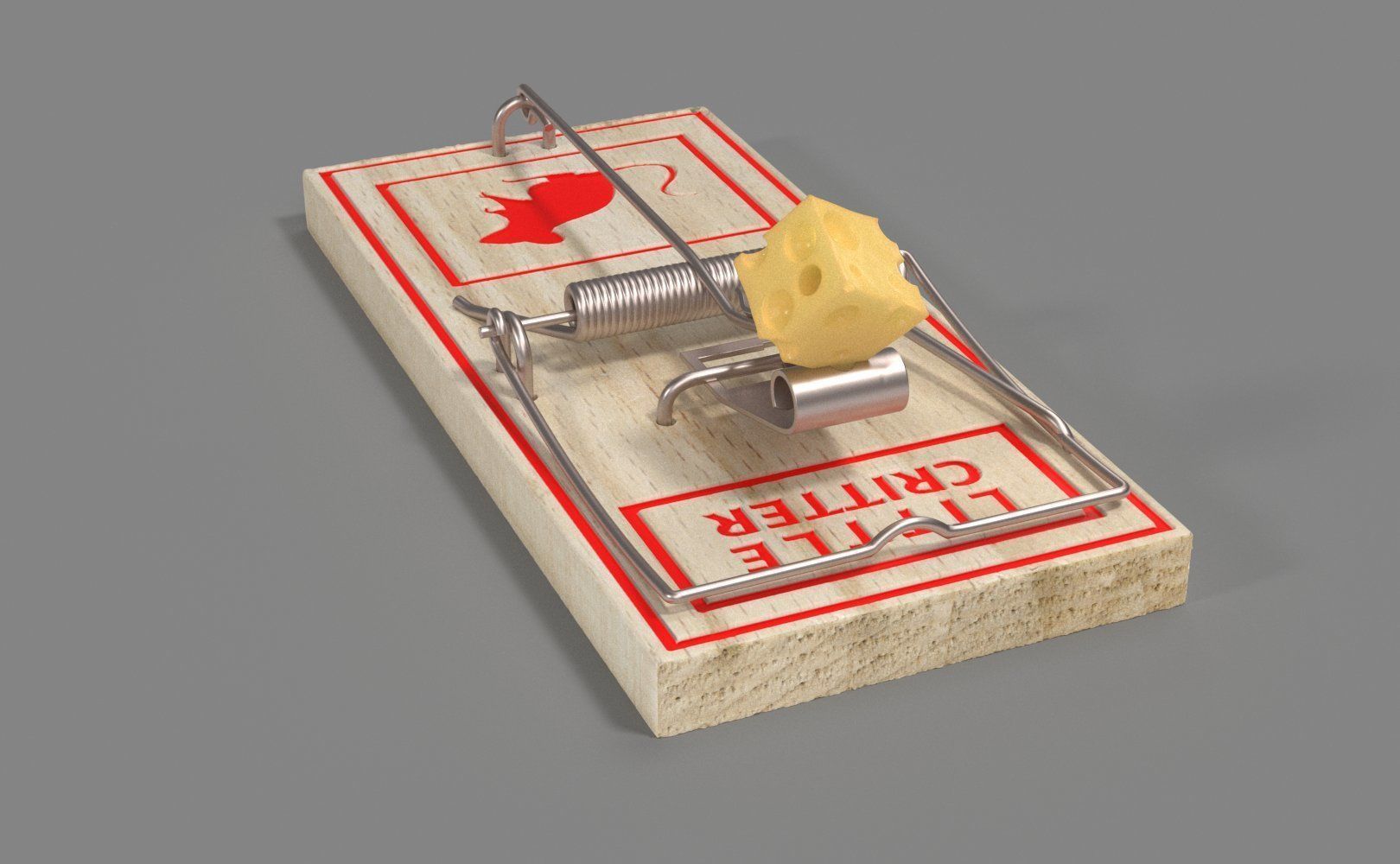 Mouse Trap 3D model_4