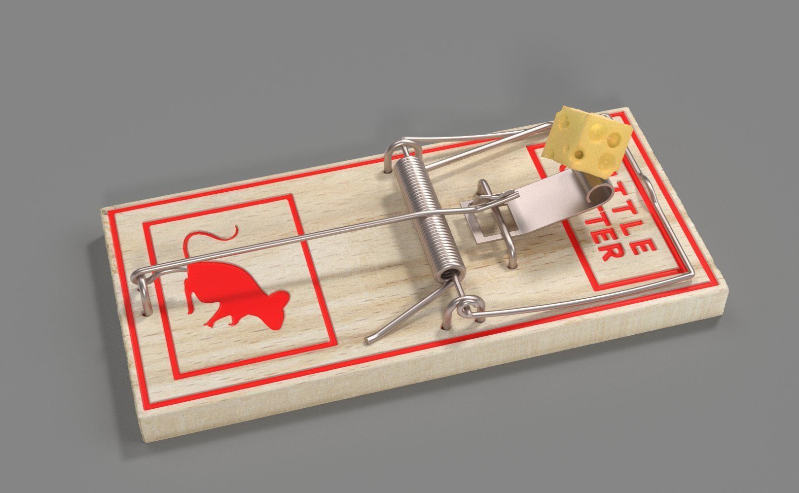 Mouse Trap 3D model_3