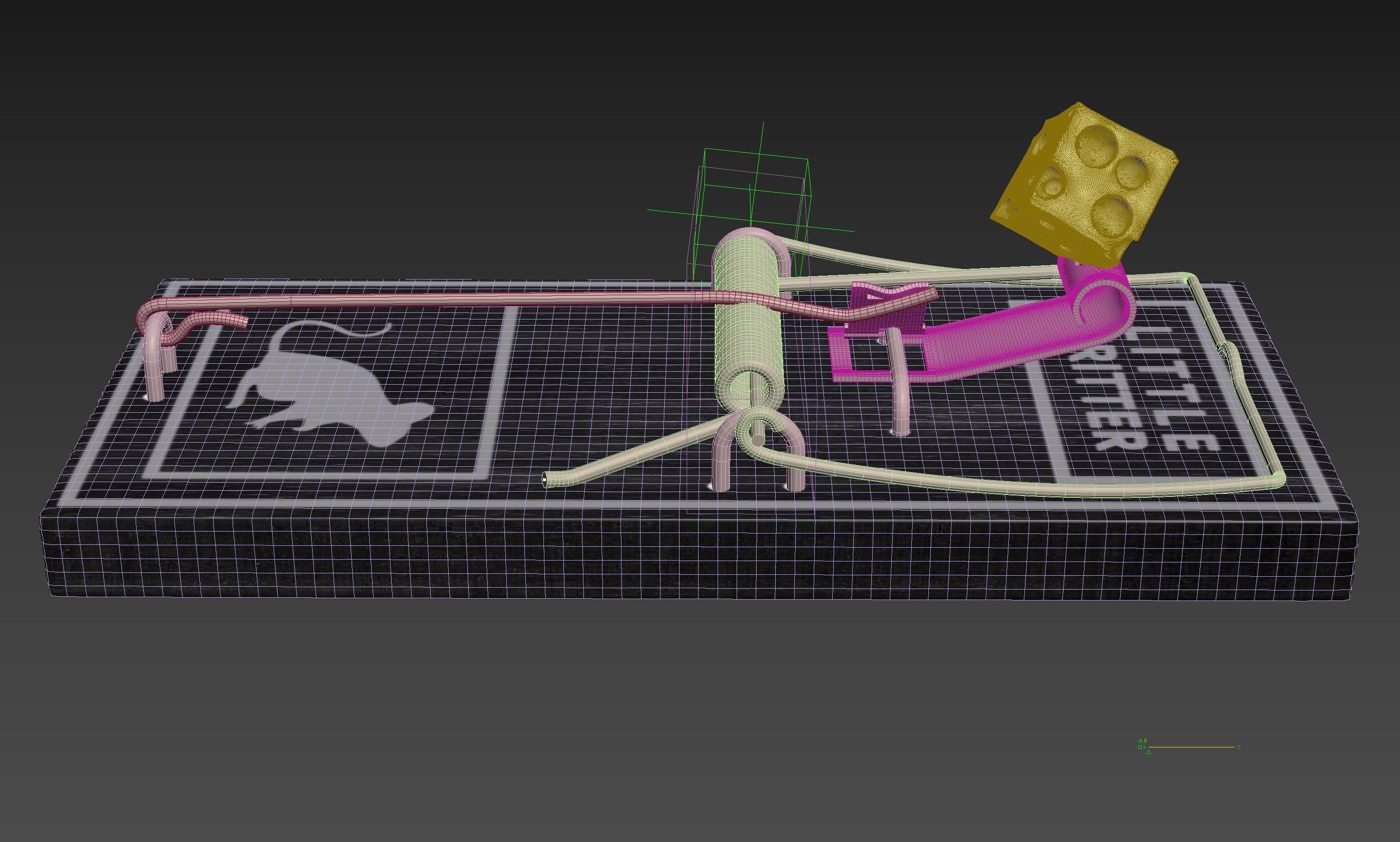 Mouse Trap 3D model_7