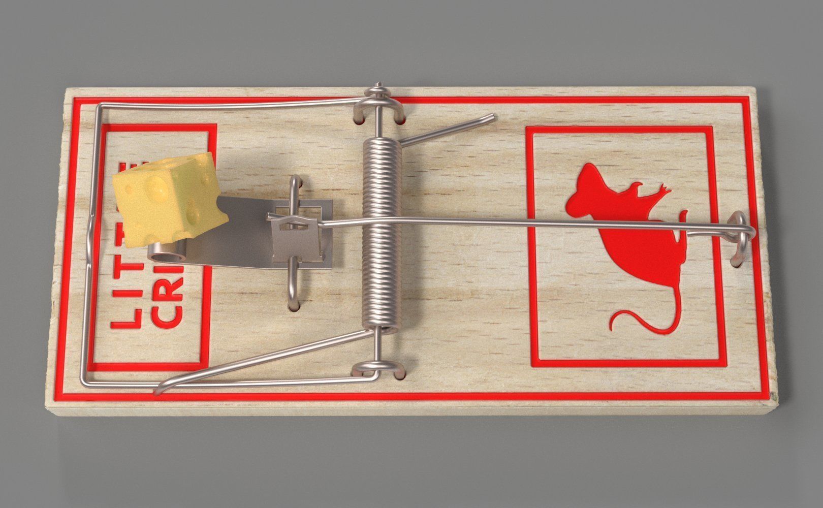 Mouse Trap 3D model_2