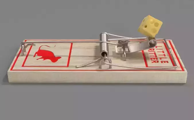 Mouse Trap 3D model