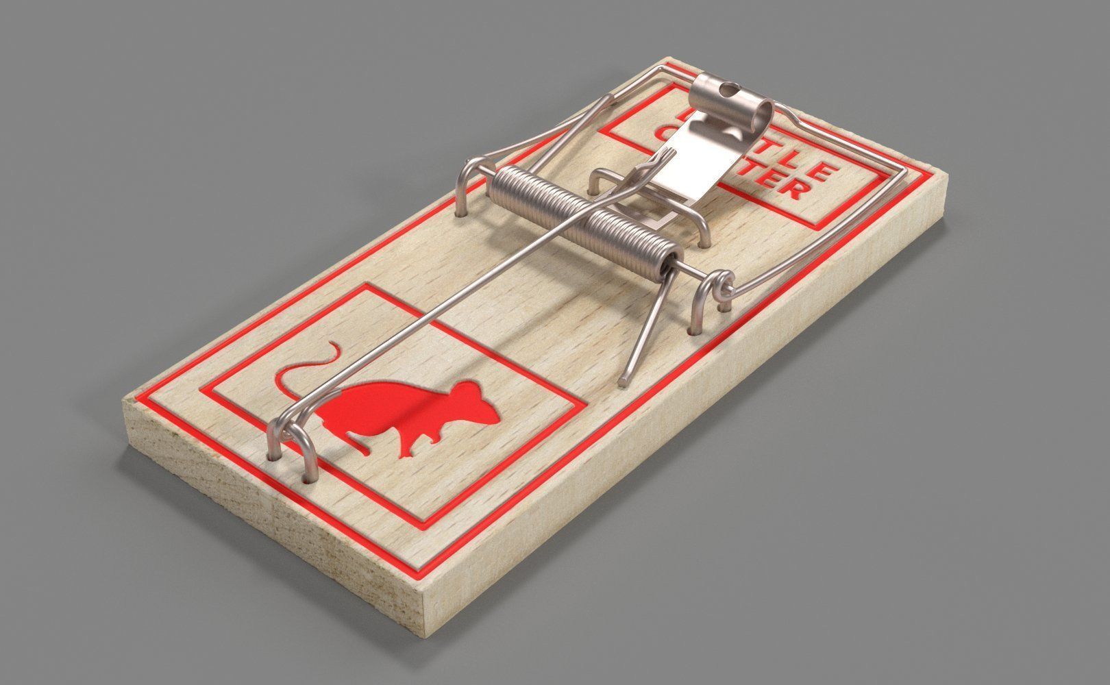 Mouse Trap 3D model_11
