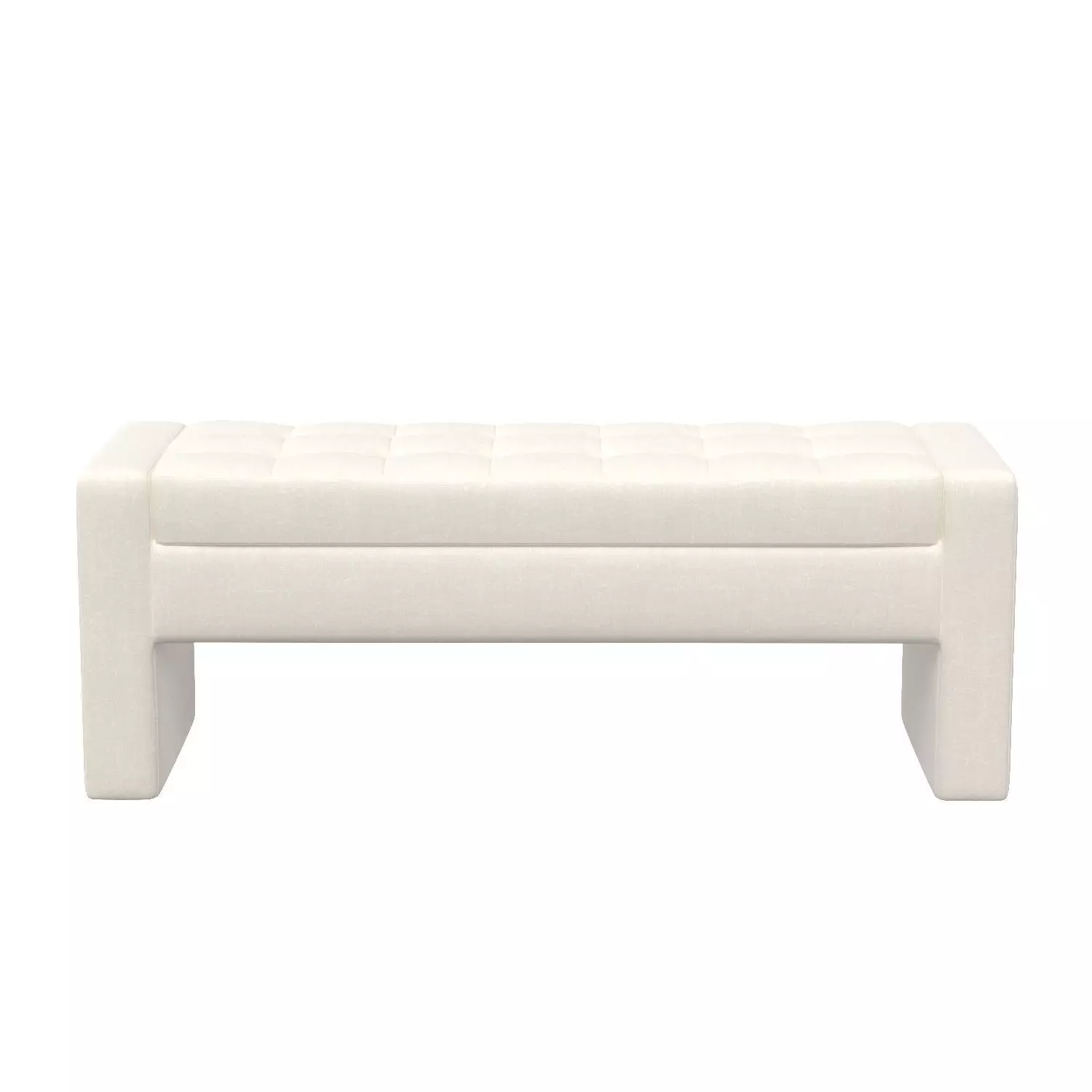 Spence Upholstered Flip Top Storage Bench 3D model_0