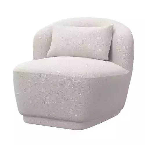Soraya Swivel Armless Chair
