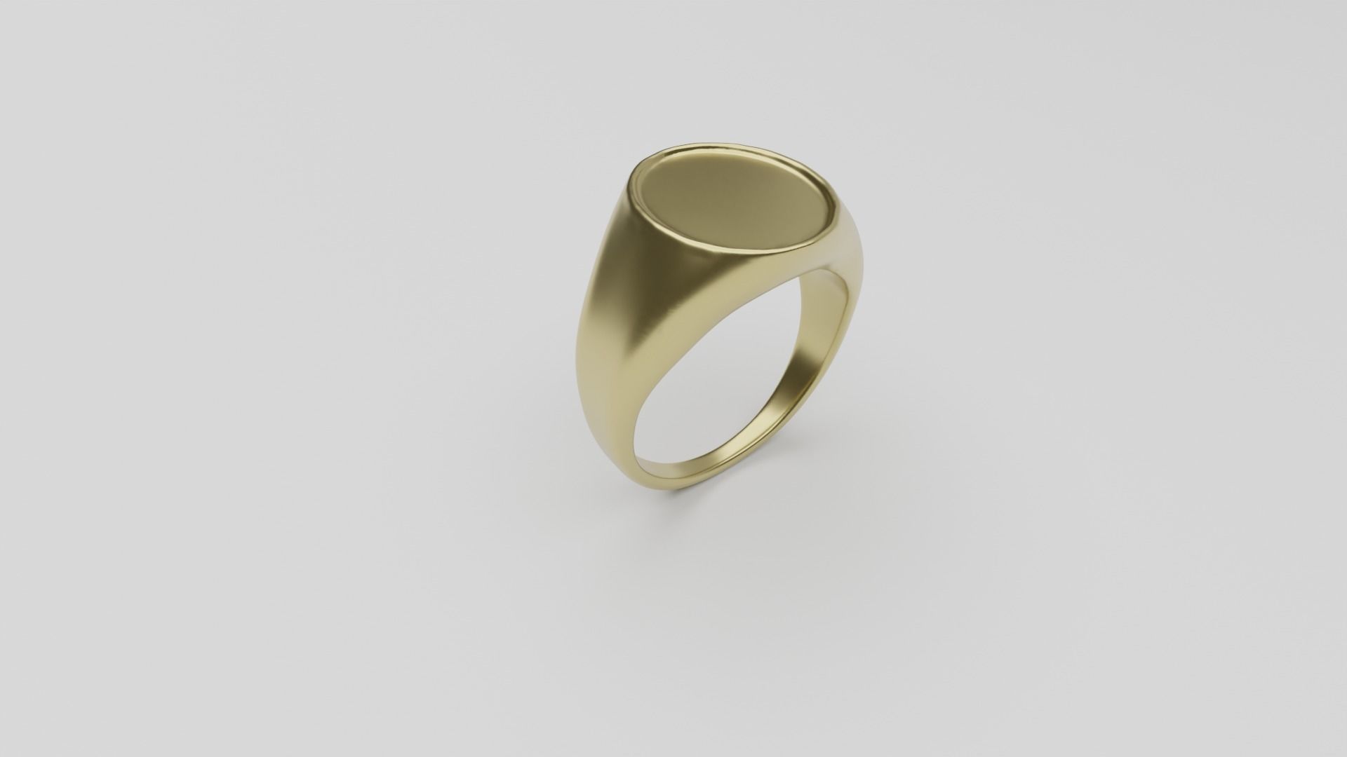Signet Ring 3D print model_3
