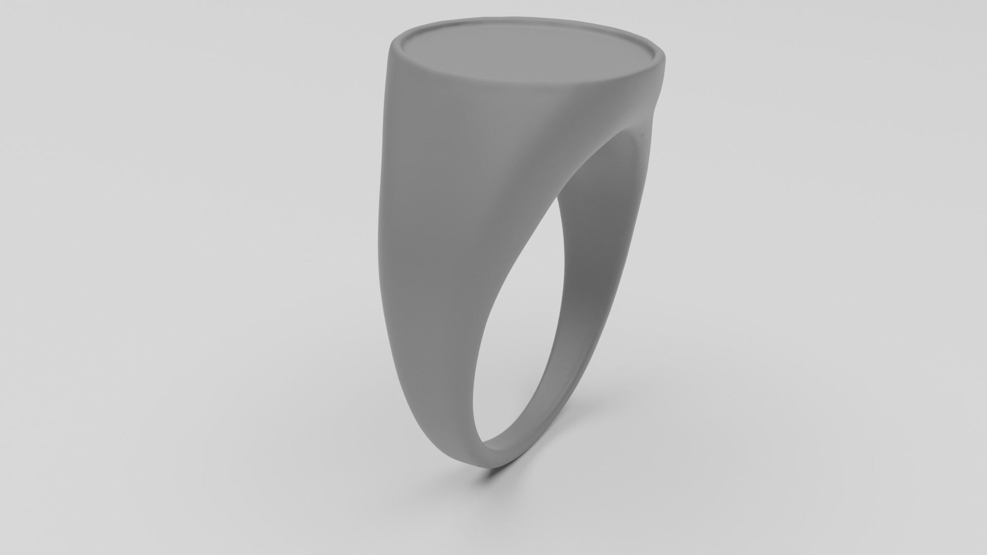 Signet Ring 3D print model_4