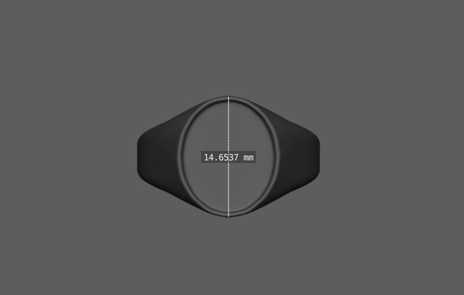 Signet Ring 3D print model_7