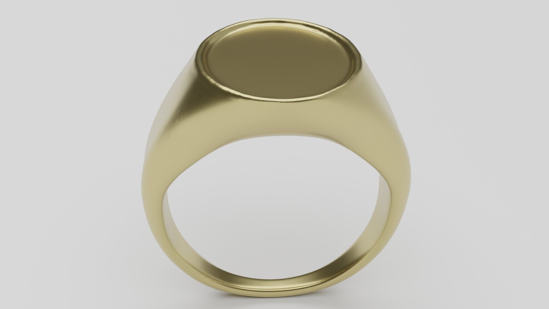 Signet Ring 3D print model_1