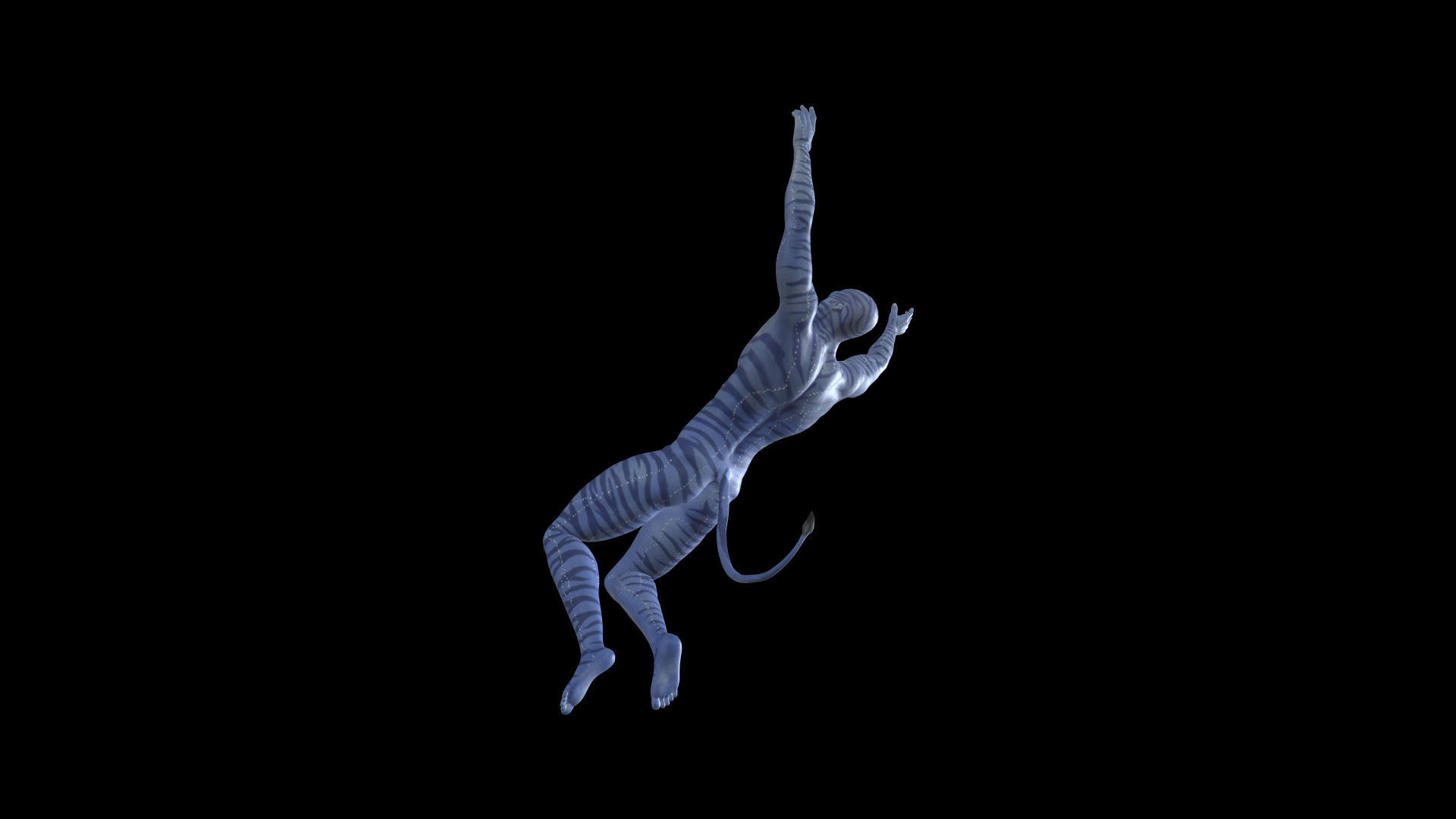 AVTR005 Avatar Backflip Animation 3D model_4