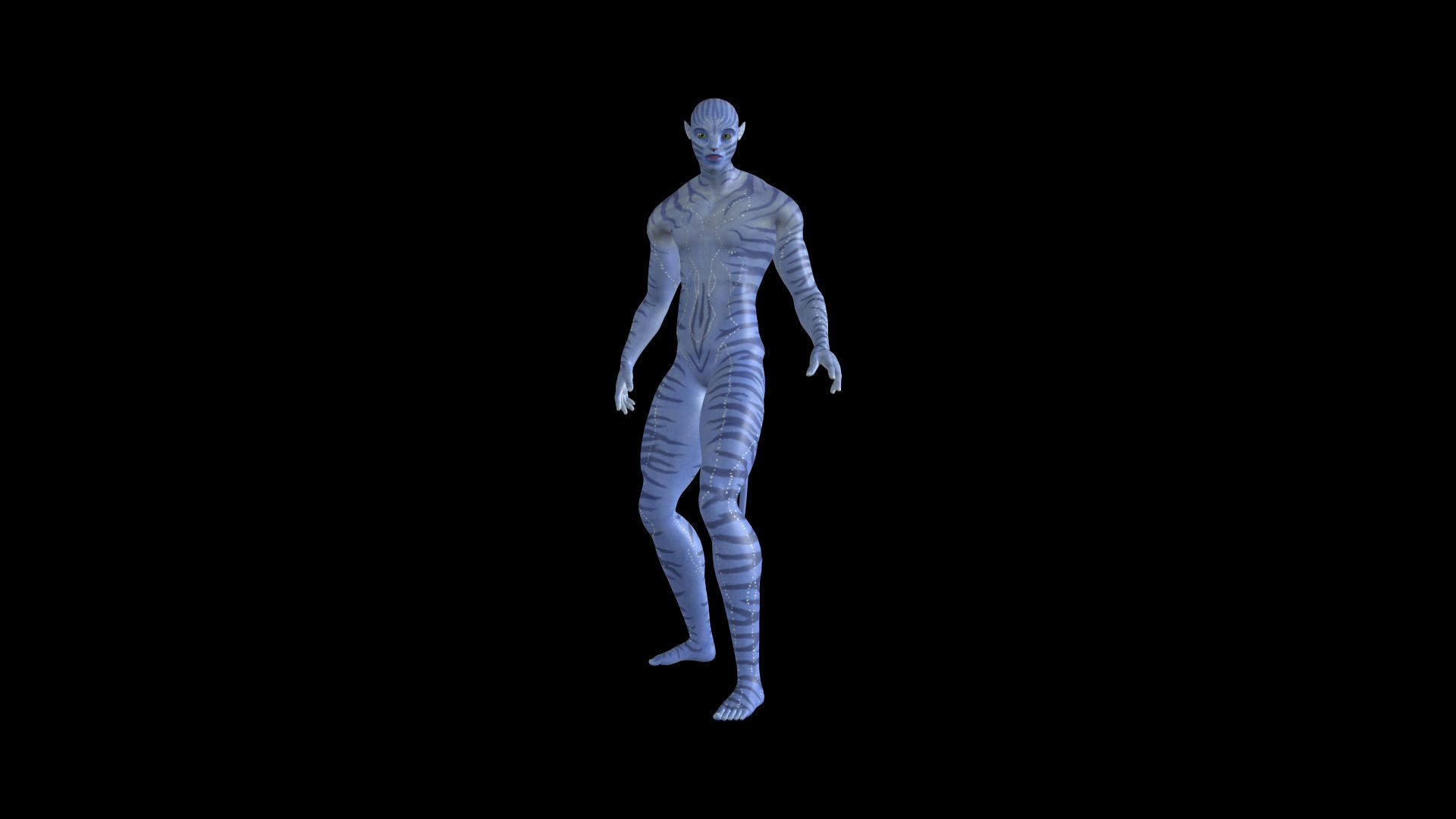 AVTR005 Avatar Backflip Animation 3D model_5