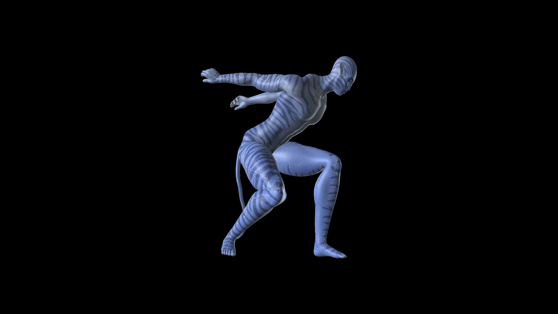 AVTR005 Avatar Backflip Animation 3D model_6