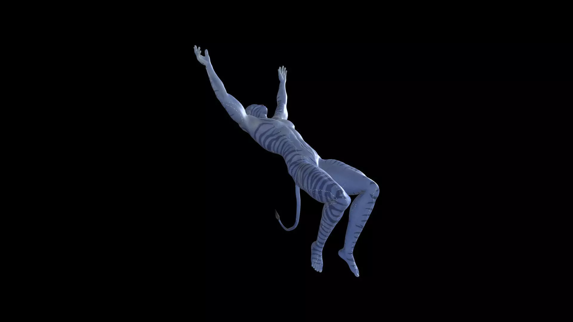 AVTR005 Avatar Backflip Animation 3D model_0