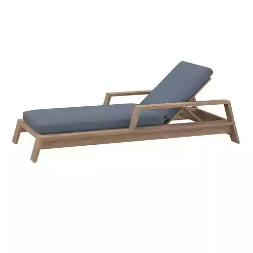 RH Tropea Teak Chaise