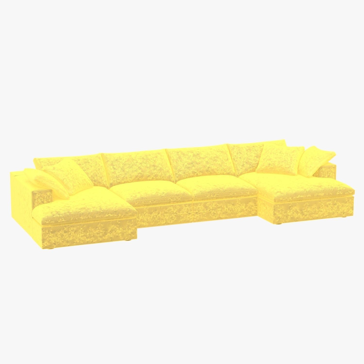 RH Cloud Modular Customizable Sectional 3D model_5