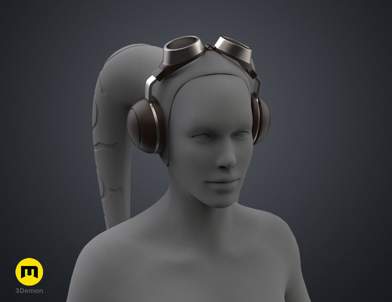 Hera Syndullas Flight Goggles - Star Wars 3D print model_30