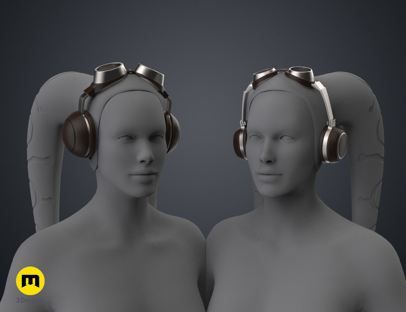 Hera Syndullas Flight Goggles - Star Wars 3D print model_17