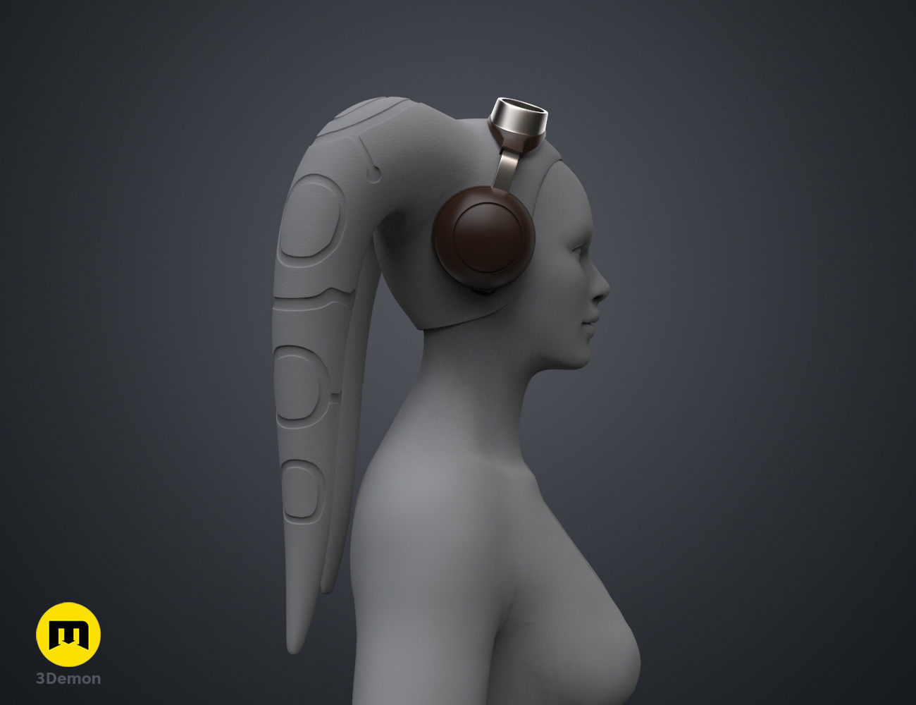 Hera Syndullas Flight Goggles - Star Wars 3D print model_5