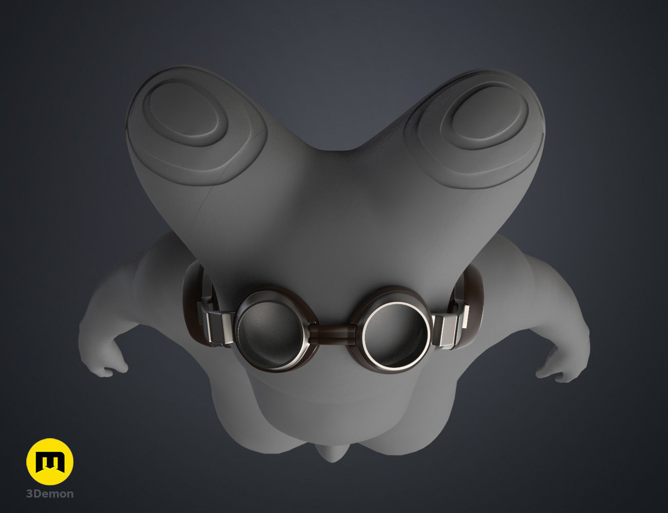 Hera Syndullas Flight Goggles - Star Wars 3D print model_25