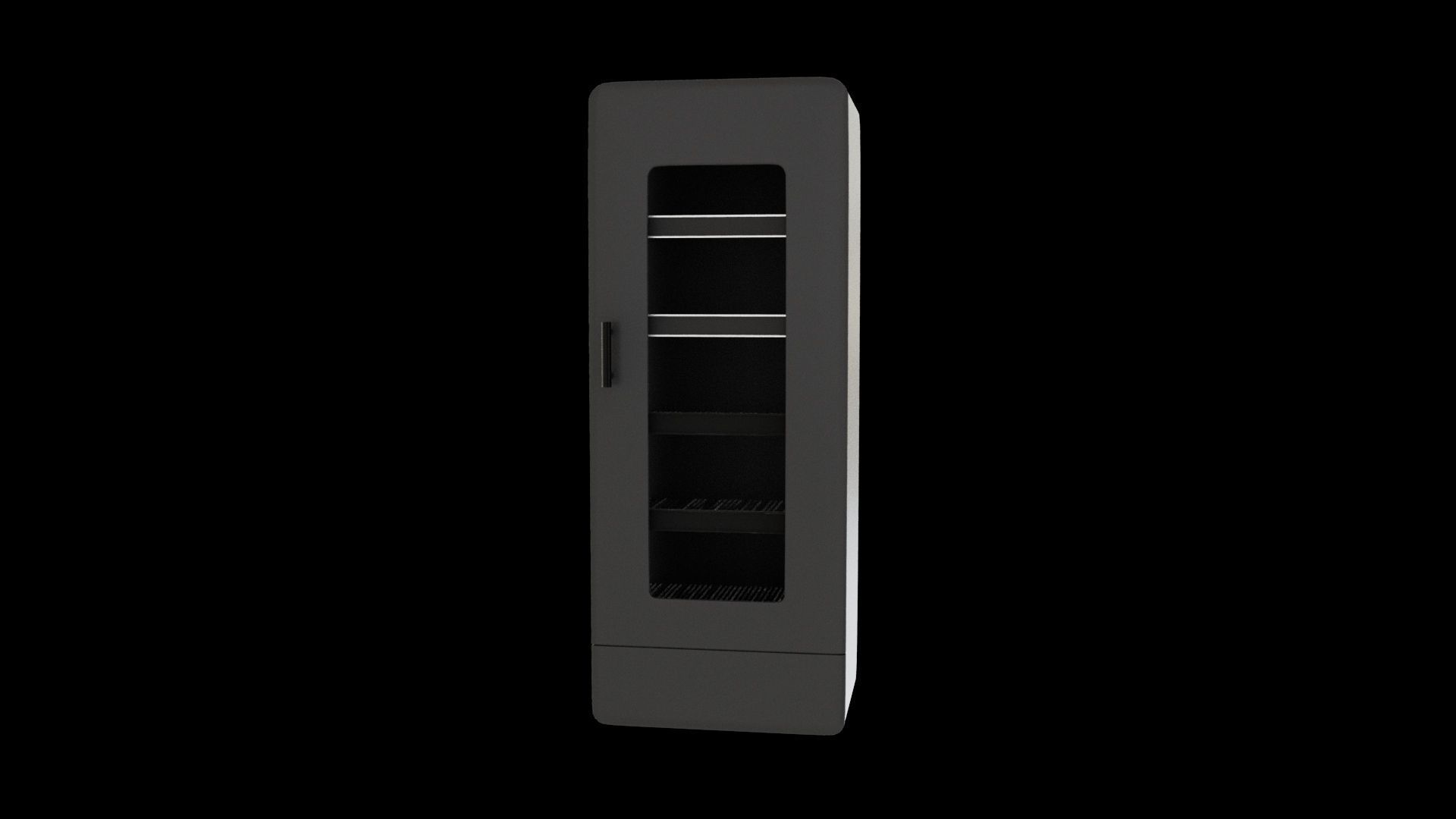 Bar Fridge 3D model_1
