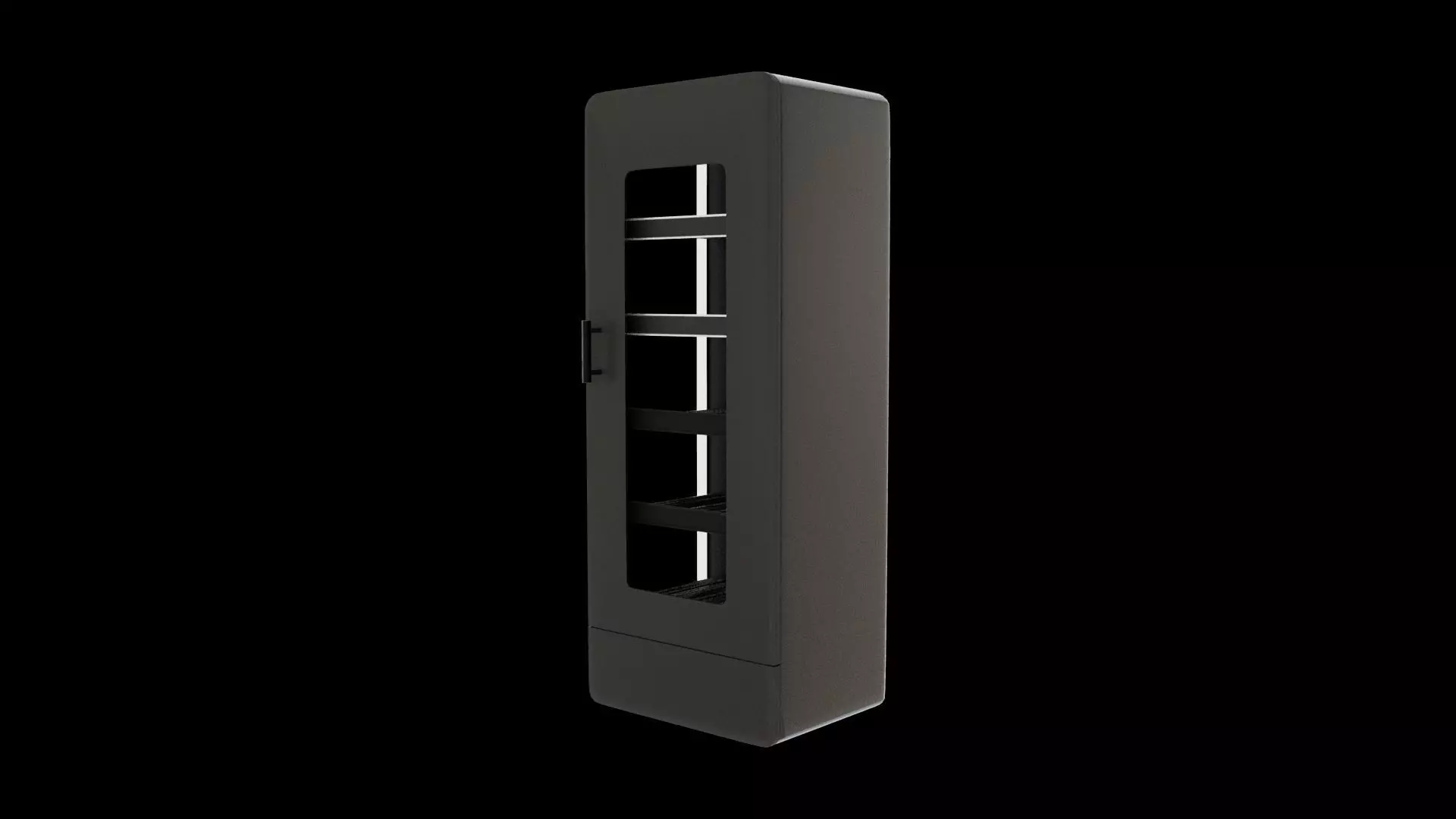 Bar Fridge 3D model_0