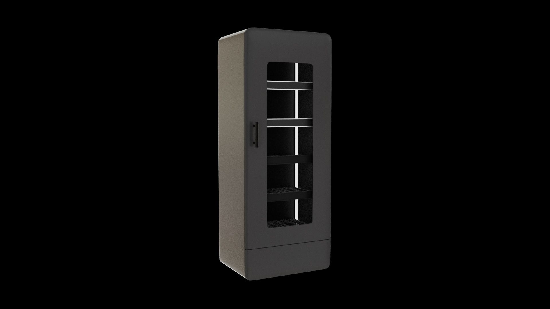 Bar Fridge 3D model_6