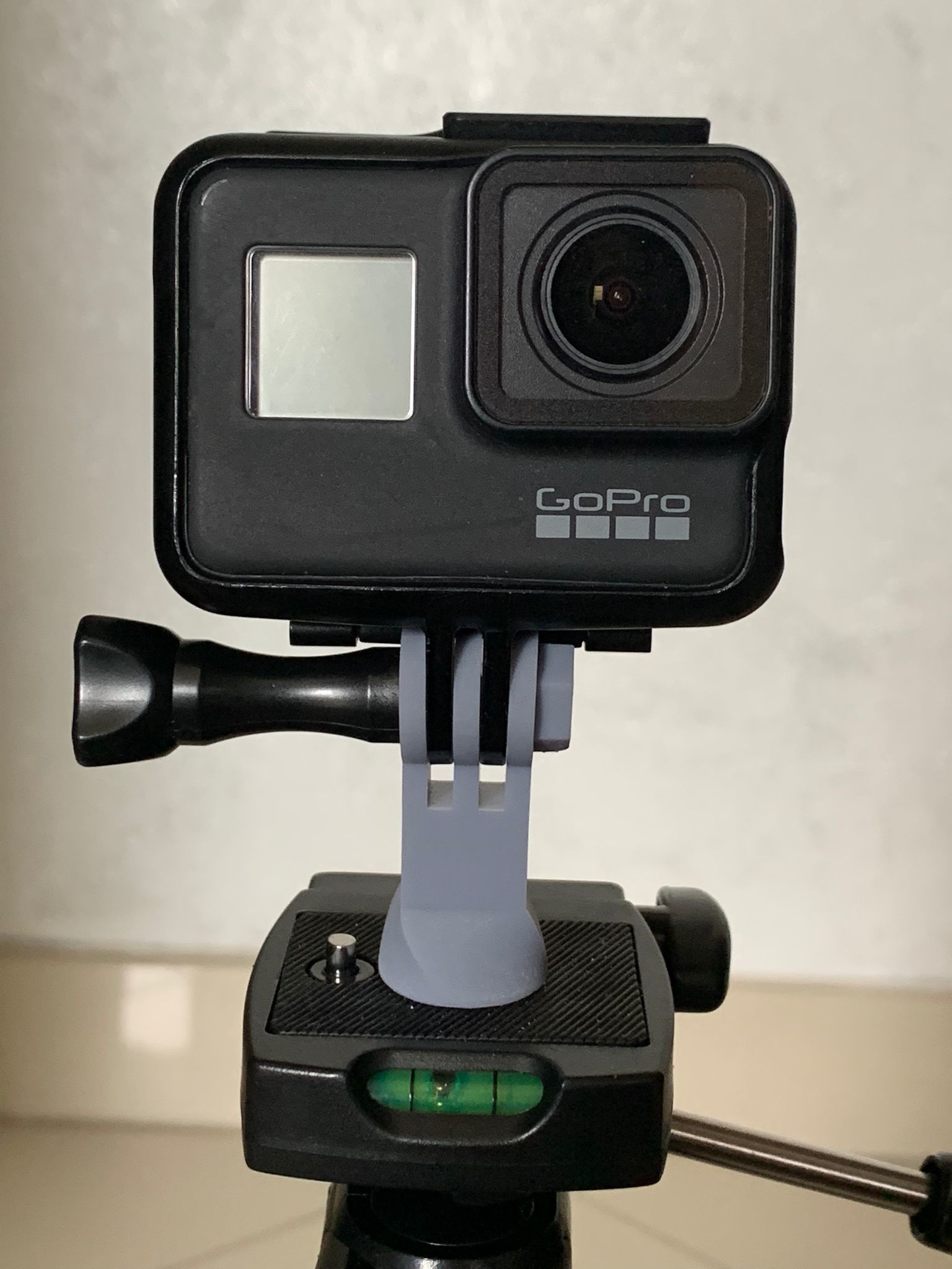 GoPro mount for camera tripod 3D print model_6