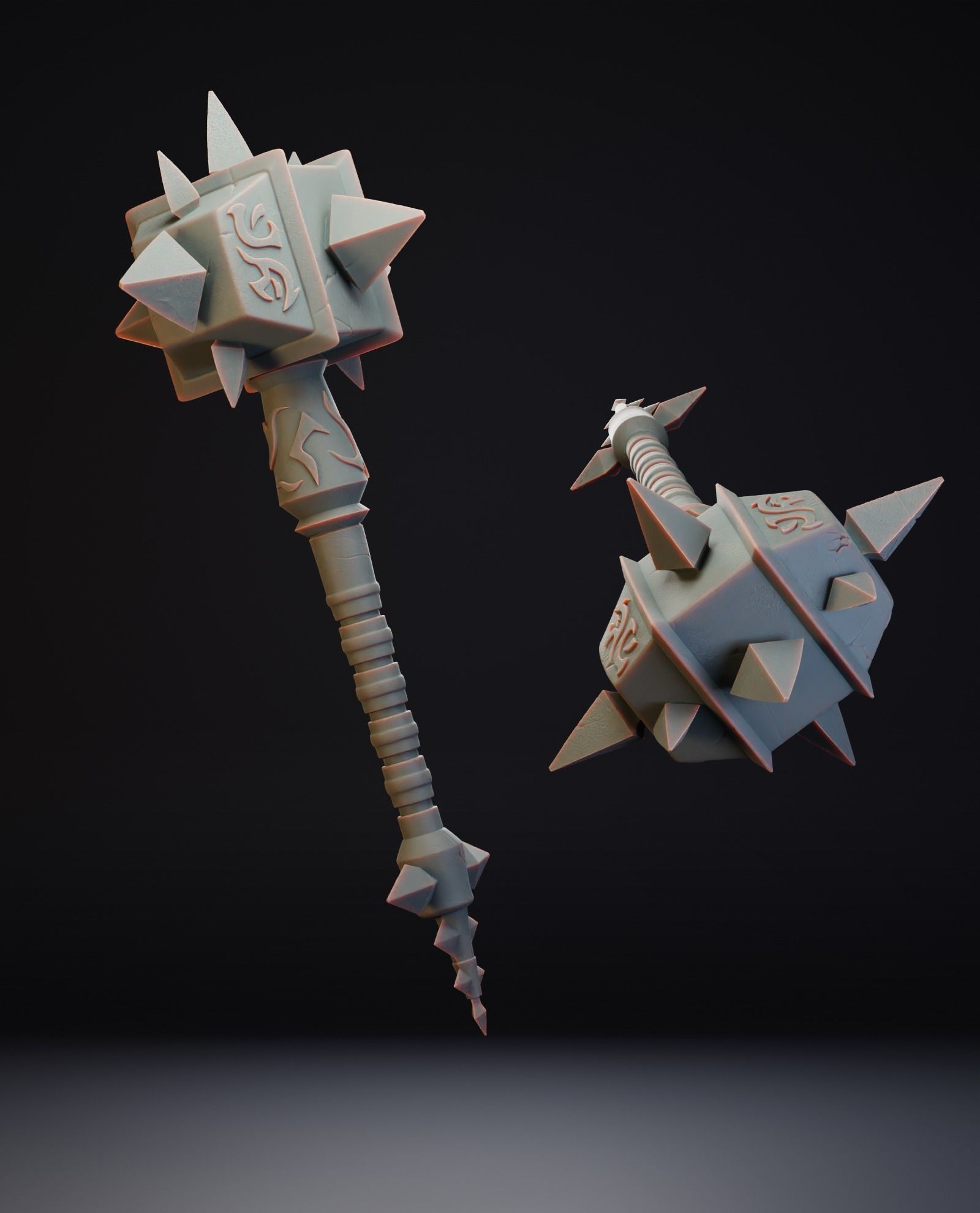 Sulfuras Hand of Ragnaros - World of Warcraft 3D print model_2