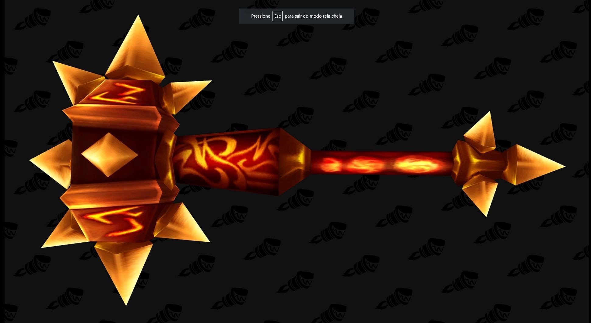 Sulfuras Hand of Ragnaros - World of Warcraft 3D print model_3