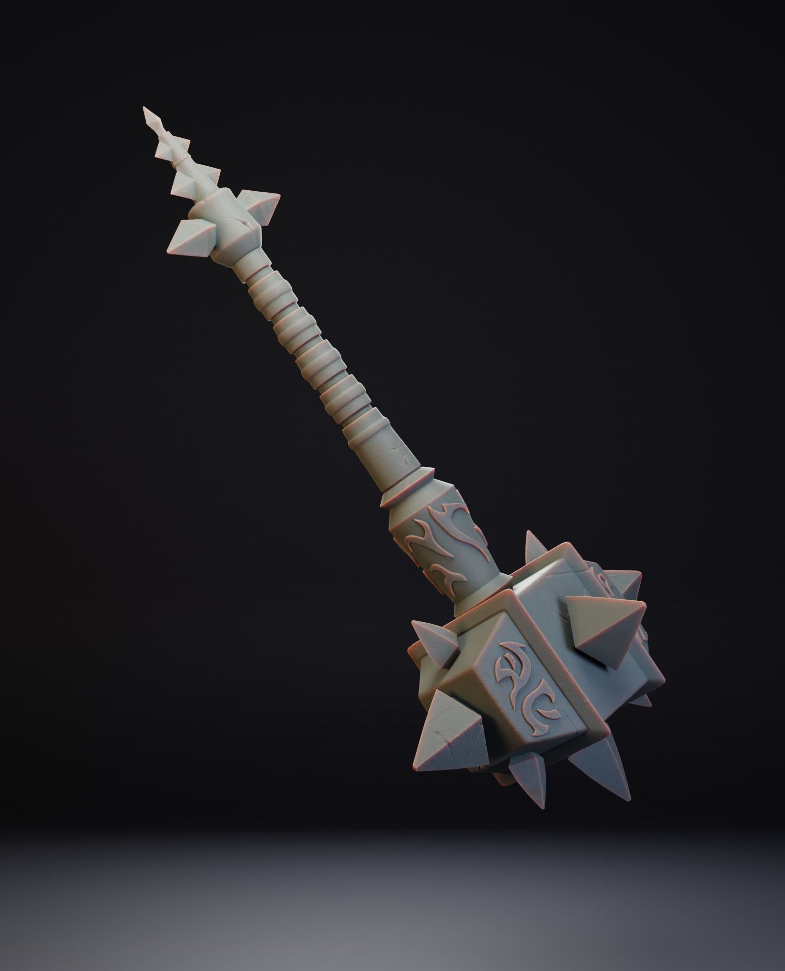 Sulfuras Hand of Ragnaros - World of Warcraft 3D print model_1