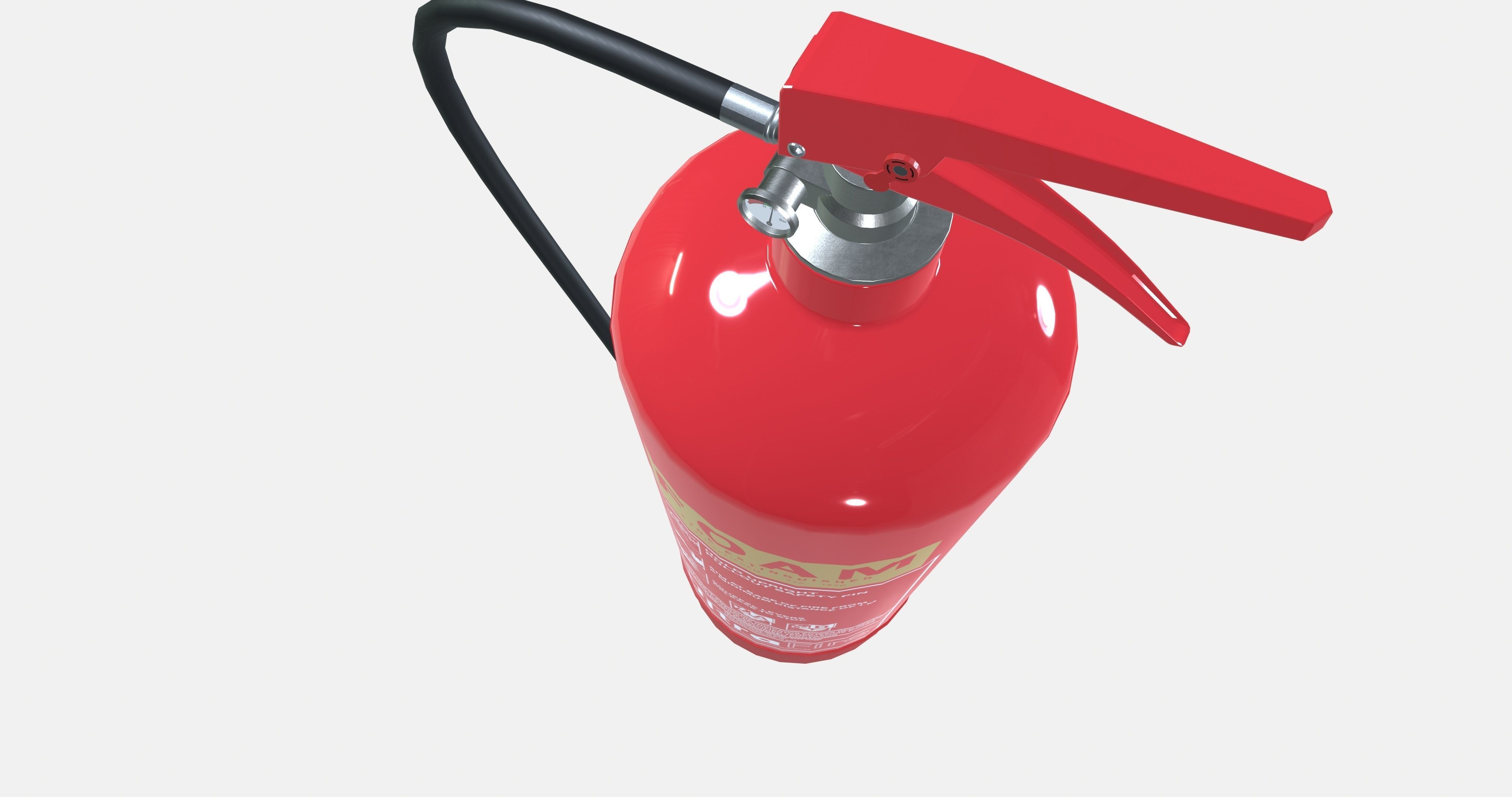 Foam Fire Extinguisher 3D model_6